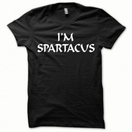 Shirt Spartacus blanc/noir pour homme et femme