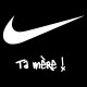 Shirt parodie nike ta mère ntm noir pour homme et femme