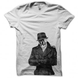 Shirt Watchmen Rorschach portrait photo blanc pour homme et femme