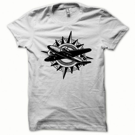 Shirt Indiana Jones blanc/noir pour homme et femme