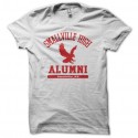 Shirt Smallville High Football US College blanc pour homme et femme