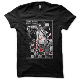 Shirt Zombie Hunter City of the dead noir pour homme et femme