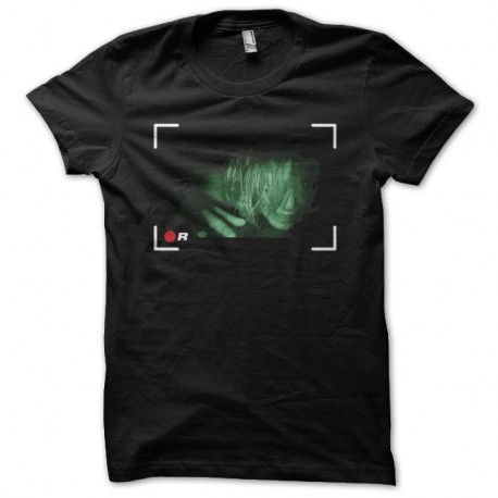 Shirt Rec cadrage caméra noir pour homme et femme
