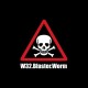 Shirt panneau danger de mort W32 Blaster Worm noir pour homme et femme