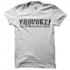 Shirt Provocation Révolution blanc pour homme et femme