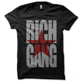 Shirt RichGang noir pour homme et femme
