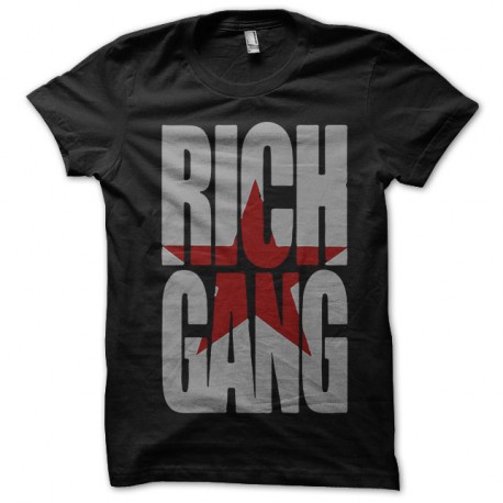 Shirt RichGang noir pour homme et femme