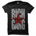 Shirt RichGang noir pour homme et femme