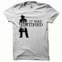 Shirt Justified noir/blanc pour homme et femme