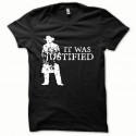 Shirt Justified blanc/noir pour homme et femme
