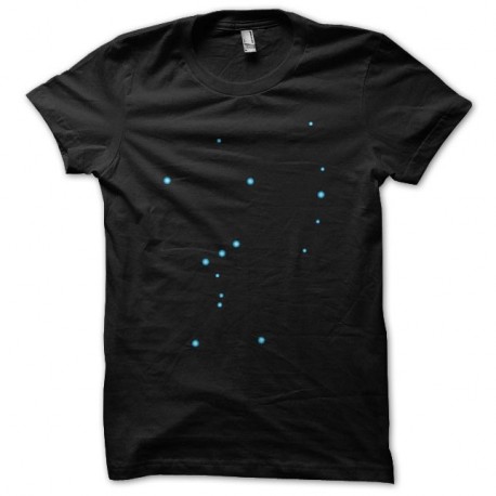 Shirt Constellation d'Orion noir pour homme et femme