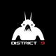 Shirt District 9 silhouette pictogramme noir pour homme et femme