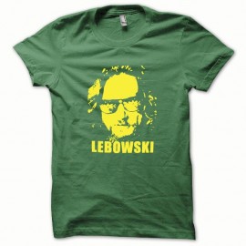 Shirt The Big Lebowski version rasta jaune/vert bouteille pour homme et femme