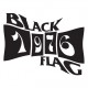 Shirt Black Flag 1976 blanc pour homme et femme