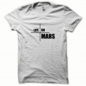 Shirt Life on Mars noir/blanc pour homme et femme