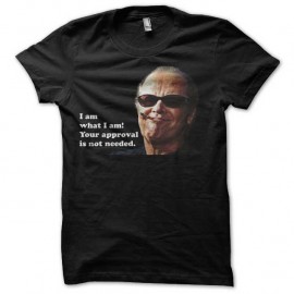 Shirt jack nicholson I am what I am noir pour homme et femme