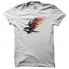 Shirt aigle de feu tatouage blanc pour homme et femme