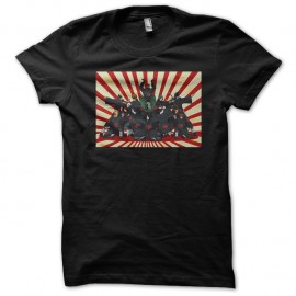 Shirt Akatsuki fighting Team noir pour homme et femme