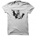 Shirt Robocop vectoriel blanc pour homme et femme