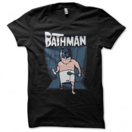 Shirt Bathman parodie batman noir pour homme et femme