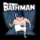 Shirt Bathman parodie batman noir pour homme et femme