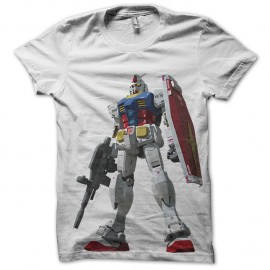 Shirt GUNDAM RX-78 blanc pour homme et femme