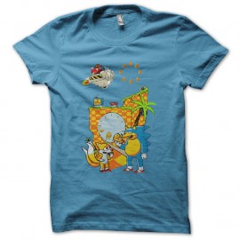 Shirt Sonic obèse Bleu pour homme et femme