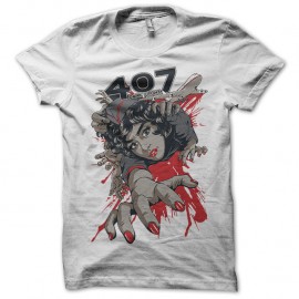 Shirt film 407 dark flight en blanc pour homme et femme