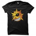 Shirt soleil sun in soul eater en noir pour homme et femme