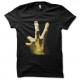 Shirt jeu video Left 4 Dead zombie main jaune sur noir pour homme et femme