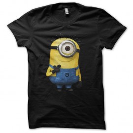 Shirt personnage minion sur noir pour homme et femme