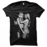 Shirt Blondes calin sexy noir pour homme et femme