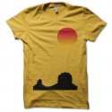 Shirt Monument Valley la vallée des rocs jaune pour homme et femme