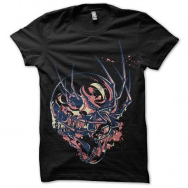Shirt squelette araignée noir pour homme et femme