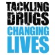 Shirt avec texte tackling drugs changing lives blanc pour homme et femme