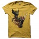 Shirt Tu veux mourrir wolverine jaune pour homme et femme