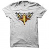 Shirt tatouage tête d'aigle blanc pour homme et femme