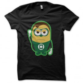 Shirt Minion parodie lanterne verte noir pour homme et femme