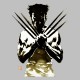 Shirt personnage wolverine 2 gris pour homme et femme