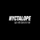 Shirt Nyctalope ou Niquetalope noir pour homme et femme