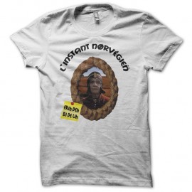 Shirt Les robins de bois L'instant norvégien Frih Deh Bi De Uh blanc pour homme et femme