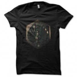 Shirt blason équipe Pacific rim en noir pour homme et femme