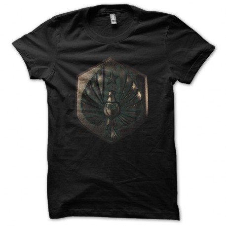 Shirt blason équipe Pacific rim en noir pour homme et femme