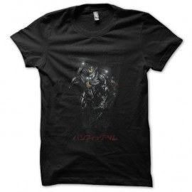 Shirt japonais robot Jaeger noir pour homme et femme
