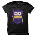 Shirt parodie Hawk-Eye minion en noir pour homme et femme