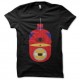 Shirt minion parodie spider man noir pour homme et femme