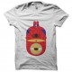Shirt minion parodie spider man blanc pour homme et femme