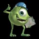 Shirt Mike Wazowski casque monstres et compagnie noir pour homme et femme