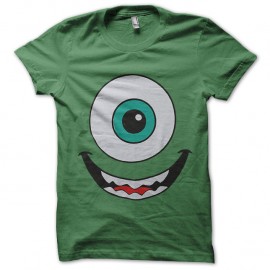Shirt Mike Wazowski monstres et compagnie vert pour homme et femme