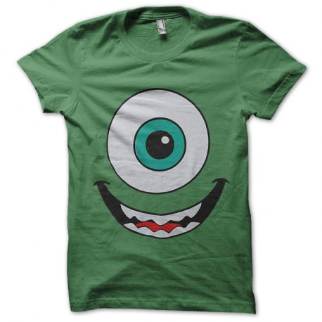 Shirt Mike Wazowski monstres et compagnie vert pour homme et femme